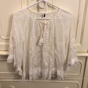 ANTHROPOLOGIE sheer blouse